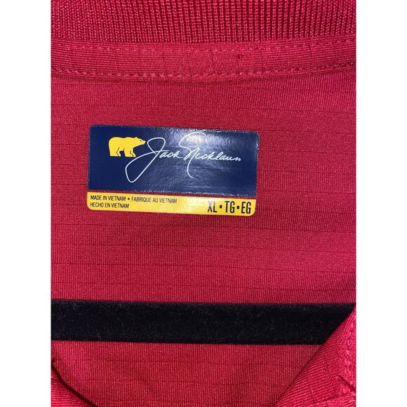 NWT Jack Nicklaus Men's Golden Bear Polo Cherries Jubilee Sz XL - Picture 3 of 4